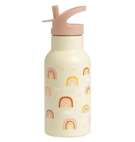 Kids Stainless Steel Drink Bottle- Rainbows