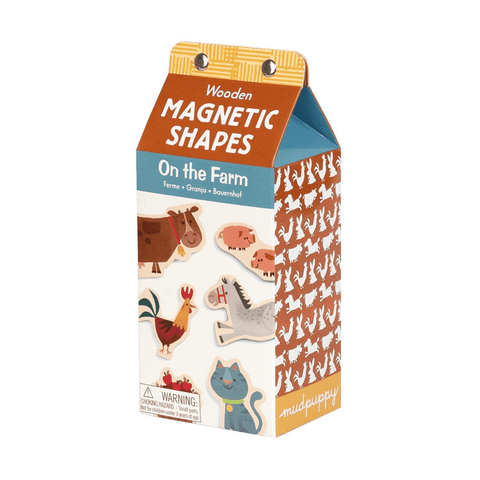 Magnetic Wood Shapes- On The Farm Animals
