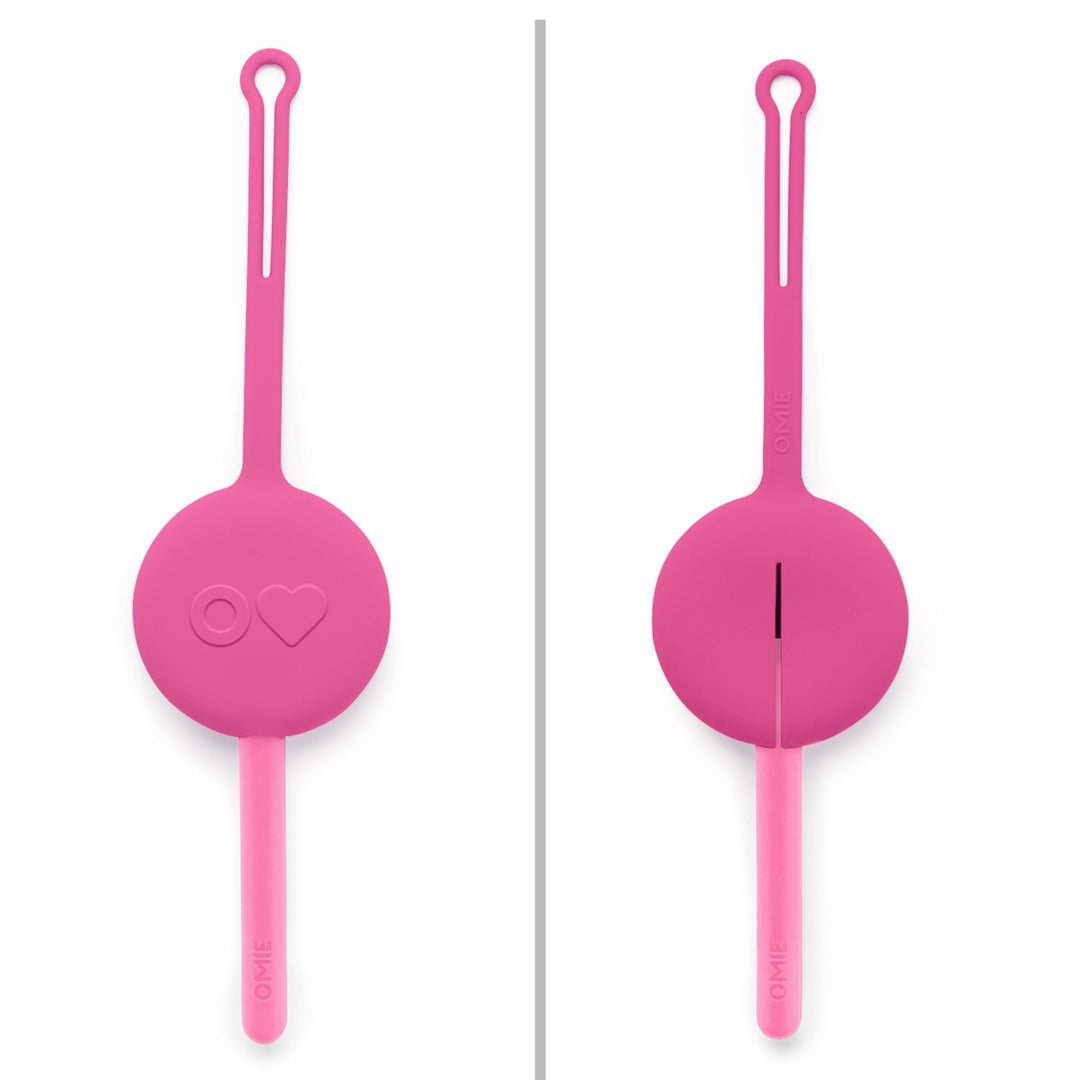 Fork, Spoon + Pod Set- Bubble Pink