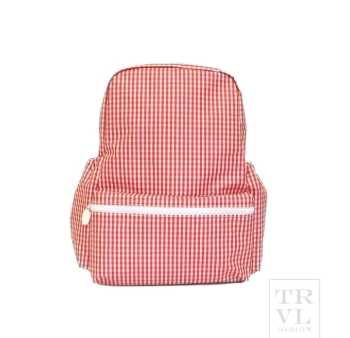 Backpacker- Gingham Red