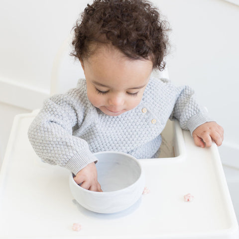 Suction Bowl- Marble