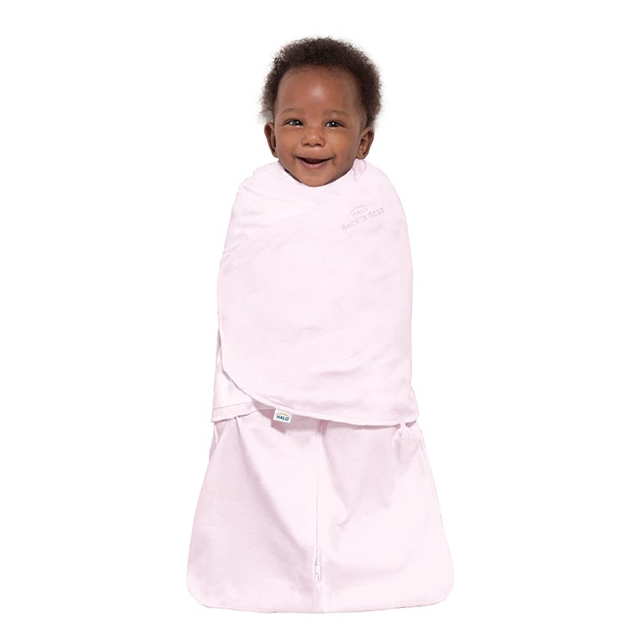 Sleepsack Swaddle- Soft Pink Cotton