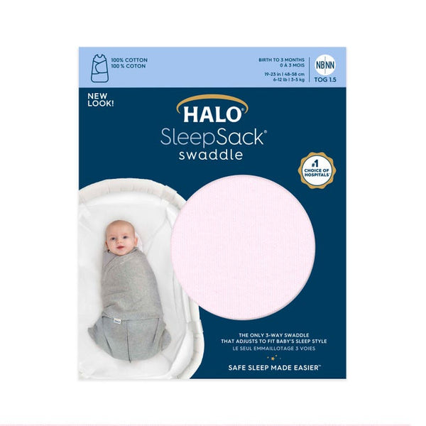 Sleepsack Swaddle- Soft Pink Cotton