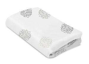 Mamaroo Sleep Cotton Bassinet Sheets- White Crosshatch
