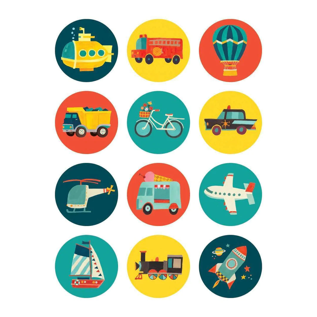 Mini Memory Match Game- Transportation