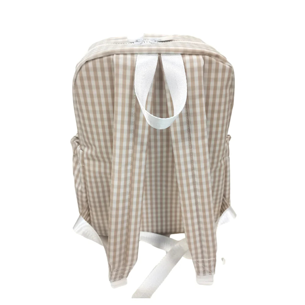 Mini Backpacker - Gingham Khaki