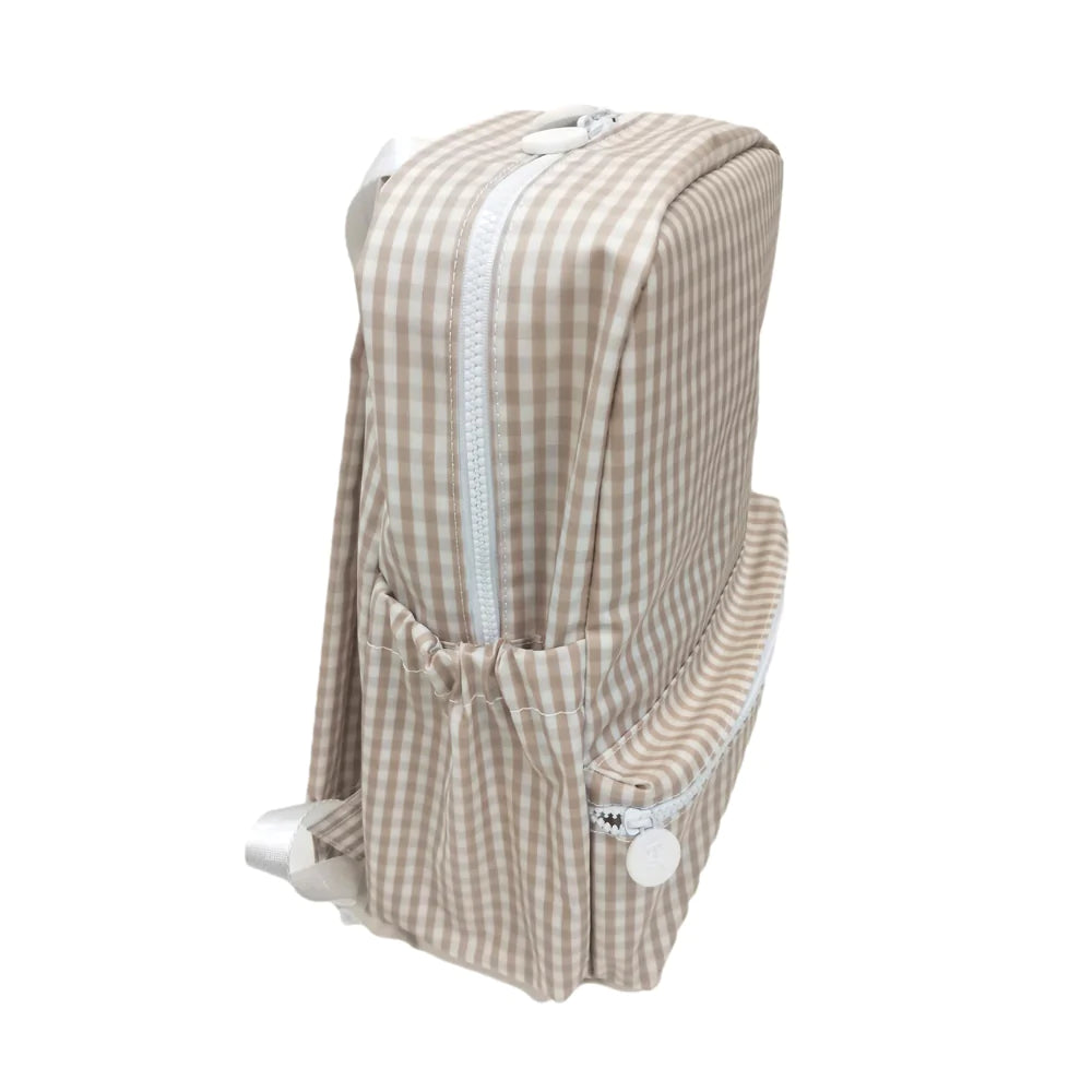 Backpacker- Gingham Khaki
