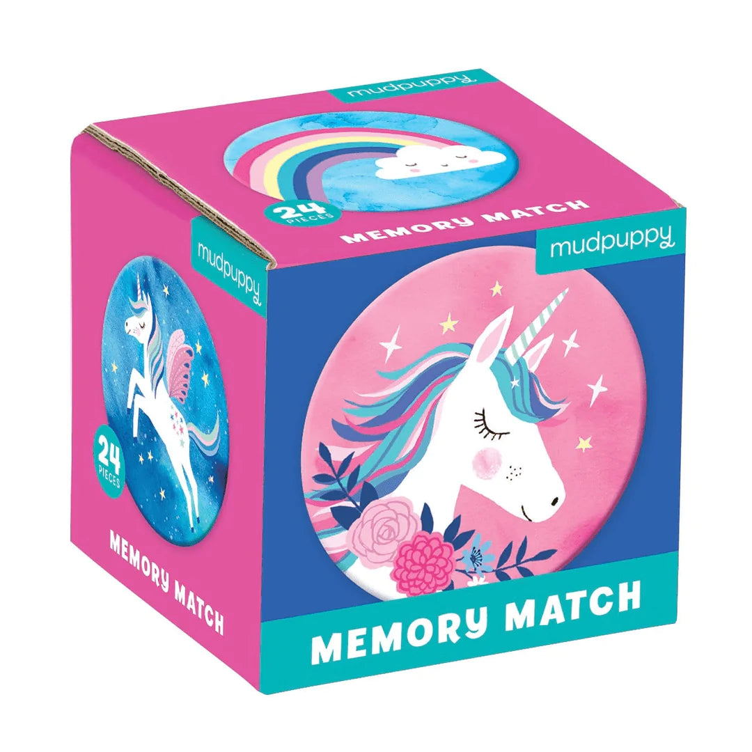Mini Memory Match Game- Unicorn Magic